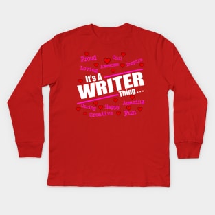 Writer Kids Long Sleeve T-Shirt